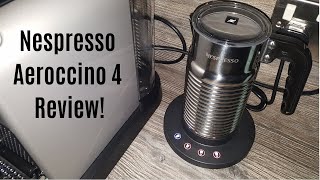 Nespresso Aeroccino 4 Milk Frother Review  Worth upgrading from the Aeroccino 3 [upl. by Lokin880]