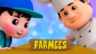 pat a cake pat a cake bakers man  Nursery Rhymes  Children Songs  Baby Rhymes by Farmees [upl. by Lehacim]