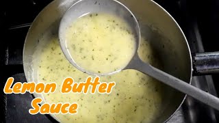 LEMON BUTTER SAUCE  TIPS TO PREVENT SPLIT  SAUCES RECIPE [upl. by Rodnas78]