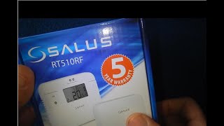 SALUS RT510RF thermostat [upl. by Keraj872]