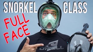 Learn to use Full Face Snorkel Mask safely [upl. by Dennet]