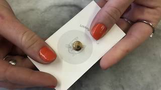 How to use locking pinbacks  pin keepers [upl. by Faux]