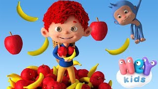 Apples and Bananas song 🍎 🍌 HeyKids  Nursery Rhymes [upl. by Madelin]