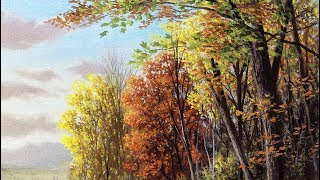 4 STEPS For Painting BEAUTIFUL TREES [upl. by Schuh]