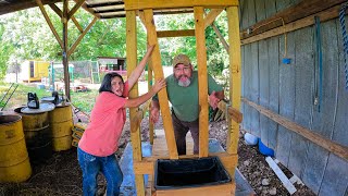 How To Build A Cow Milking Stanchion For Beginners [upl. by Anihc238]