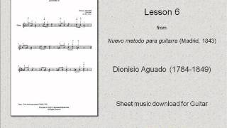 Aguado  Lesson 6 [upl. by Ysle605]