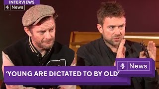 Gorillaz interview extended Politics Brexit Humanz discussed by Damon Albarn and Jamie Hewlett [upl. by Silver645]