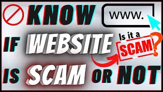 How To Know If A Website Is A Scam Or Not  Is it Legit or Fake [upl. by Arola]