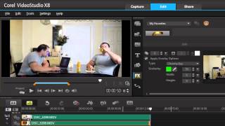 Corel VideoStudio Pro X8 advance cloning effect [upl. by Dripps]