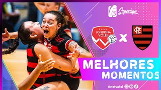 LONDRINA vs FLAMENGO  Melhores Momentos  Superliga B Feminina 2425 [upl. by Belldas]