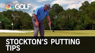 Stocktons Putting Tips  Golf Channel Academy  Golf Channel [upl. by Annoyt]