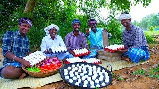 Muttai Paniyaram Kulambu  Egg Paniyaram Gravy  Chettinad Muttai Kulambu  Traditional Village Food [upl. by Inot564]