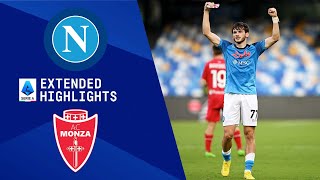 Napoli vs Monza Extended Highlights  Serie A  CBS Sports Golazo [upl. by Tebzil]