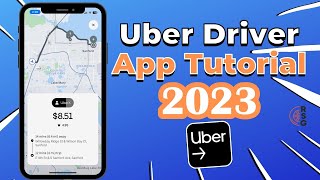 How To Use Uber Driver App  2023 Training amp Tutorial [upl. by Noreg]