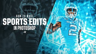 How to make DOPE Sports Edits in Photoshop EASY  ᴴᴰ [upl. by Dicks]