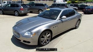 2009 Maserati Quattroporte S Start Up Exhaust and In Depth Review [upl. by Quince]