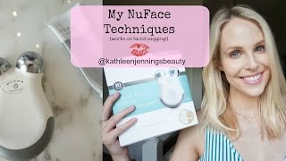 My NuFace Techniques and Routine [upl. by Haniraz]