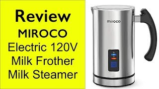 Review Miroco Milk Frother  How to make froth milk at home [upl. by Leibman]