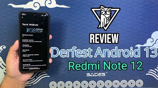 Review Custom Rom Derpfest Android 13  Redmi note 12 4G Indonesia [upl. by Querida]