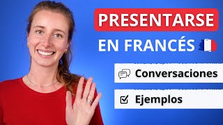 Cómo Presentarse En Francés 🇫🇷 Conversaciones Básicas Ejemplos [upl. by Etaner]