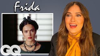 Salma Hayek Breaks Down Her Most Iconic Characters  GQ [upl. by Kobi]