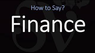 How to Pronounce Finance 3 WAYS British amp American English Pronunciation [upl. by Wernick378]