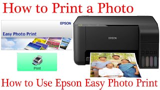 How to Print a PhotoHow to use Epson Easy Photo Print Software to print photos [upl. by Ihana]