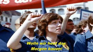 Vorwärts Freie Deutsche Jugend  Forward Free German Youth East German song [upl. by Dulci]