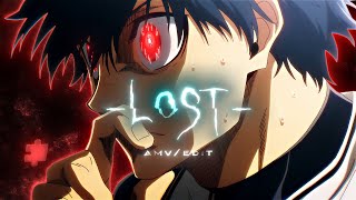 「 Isagi Yoichi 」 LOST  Blue Lock  AMV  EDIT   4K [upl. by Nairrad172]