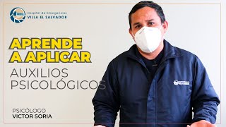 APRENDE A APLICAR LOS AUXILIOS PSICOLÓGICOS ANTE UNA CRISIS [upl. by Pegg]