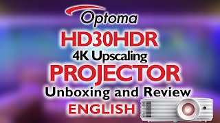 OPTOMA HD30HDR 4K Upscaling Projector [upl. by Nerrual]