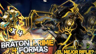 Build Braton prime 4 formas  ¿El mejor rifle  Warframe español [upl. by Rivy]