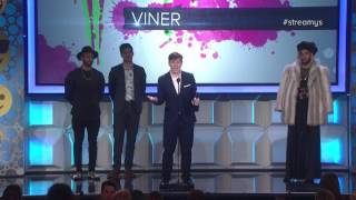 Thomas Sanders Wins Viner  Streamy Awards 2016 [upl. by Gaskin]