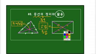 1좌표평면 8중선의 정리와 활용 [upl. by Bella851]