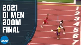 Mens 200m  2021 NCAA track and field championship [upl. by Ennoryt]