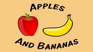 Apples And Bananas singalong song for children [upl. by Shieh355]