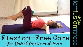 Core Exercises for Spinal Fusion and more [upl. by Patrizius]