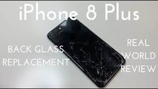 iPhone 8 Plus Back Glass Replacement How to fix the back for 17 [upl. by Enoval]