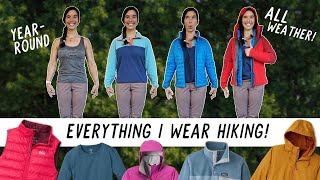 What to Wear Hiking in Any Weather  Miranda in the Wild [upl. by Ecidnarb]