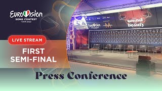 Eurovision Song Contest 2022  First SemiFinal Qualifiers  Press Conference [upl. by Mcafee]