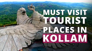 Must Visit Tourist Places in Kollam  Munreo Thuruth Thenmala Jatayu Earth Center Water Sports [upl. by Aisac]