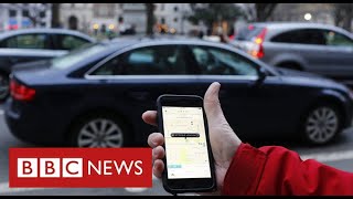 Landmark ruling says Uber drivers are employees with right to minimum wage and sick pay  BBC News [upl. by Seema]