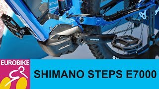 Shimano Steps E7000 Explained  Eurobike 2018 [upl. by Aihsekyw]