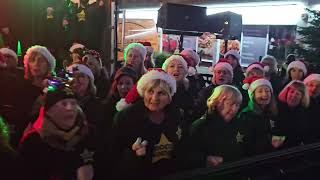 WHAT CHRISTMAS MEANS TO ME Rock Choir at Birkdale Lights Switch On 1st December 2024 [upl. by Eceertal912]