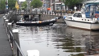 GPTV Stuntelen met rubberboot in Sneek [upl. by Stanway]