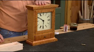 Building a Curly Maple Mantel Clock [upl. by Idac]