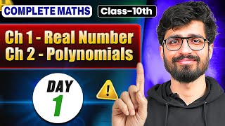 Class 10 Maths  Day 1  Real Numbers amp Polynomials  Class 10  Alakh Pandey  Ritik Sir [upl. by Fidel]