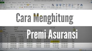 Cara menghitung premi asuransi [upl. by Davenport]