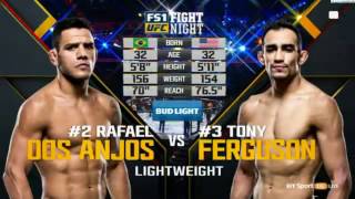 The best moments of the battle MMAUFC Rafael dos Anjos vs Tony Ferguson [upl. by Stelu353]