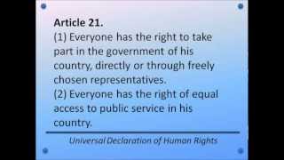 Universal Declaration of Human Rights  Articles 130  Hear and Read the Full Text [upl. by Trudnak778]